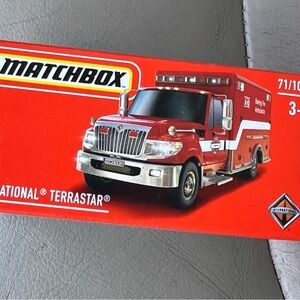 Match Red Fire Truck Toy - Matchbox Classics